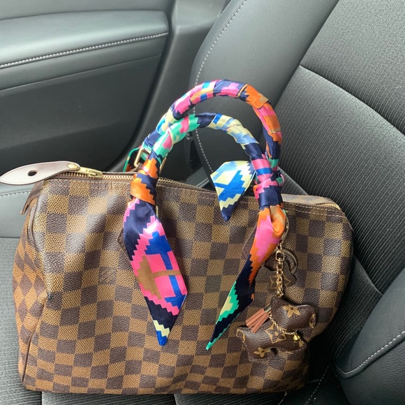 Bright and fun Twilly Scarf 💙💗💚🧡💛 - Picture 2 of 3